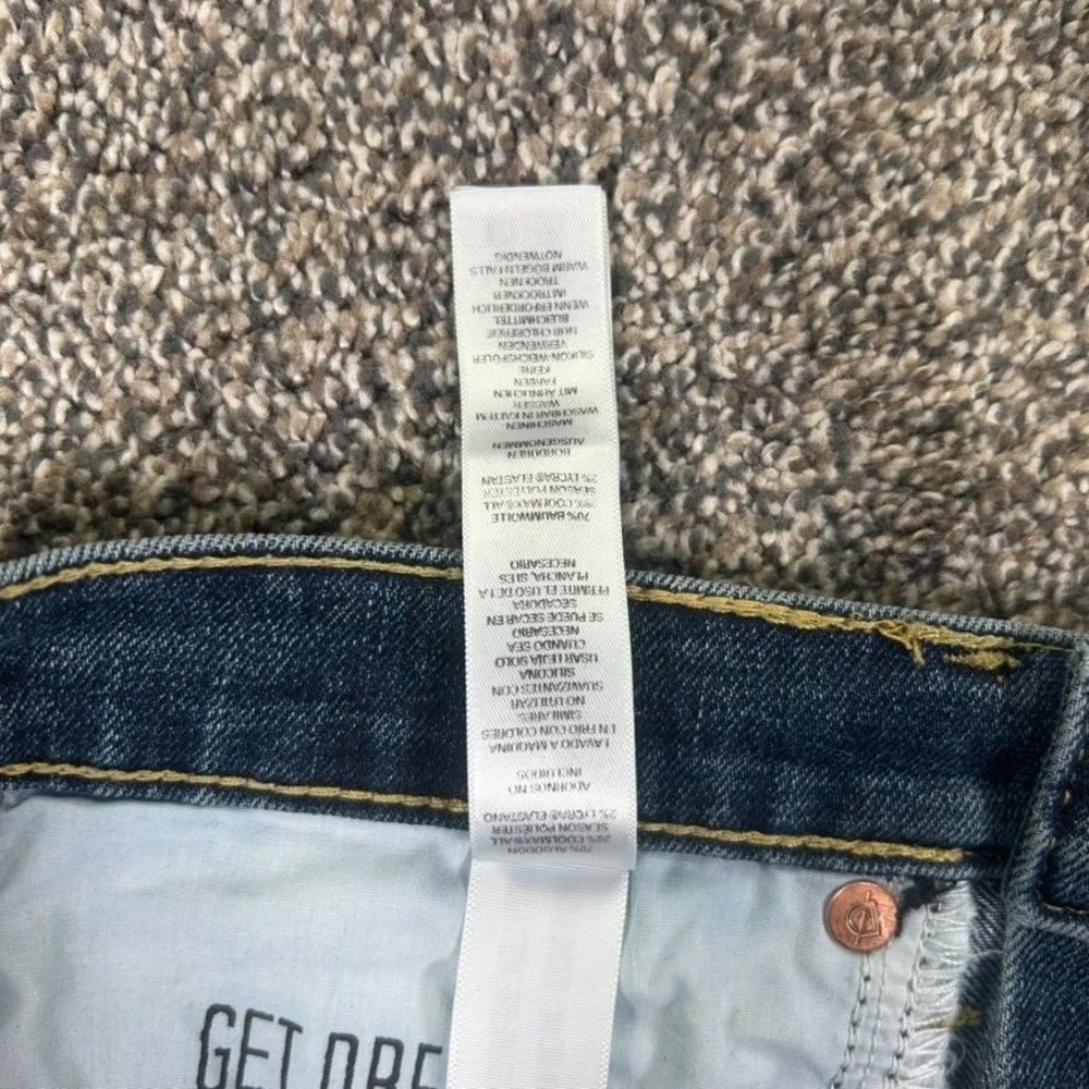 DU/ER Performance Denim Jeans Mens 28X29 Straight Fit Blue Stretch Casual Work - Picture 9 of 15